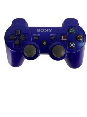 Genuine OEM Sony PlayStation 3 PS3 Blue DualShock 3 Controller SIXAXIS Untested